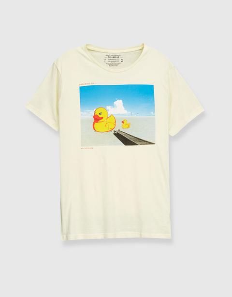 Camiseta Estampado Patitos