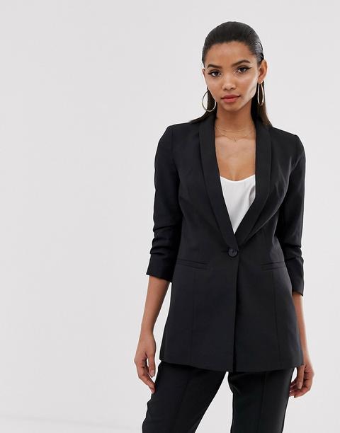 Blazer De Traje En Negro Mix & Match De Asos Design