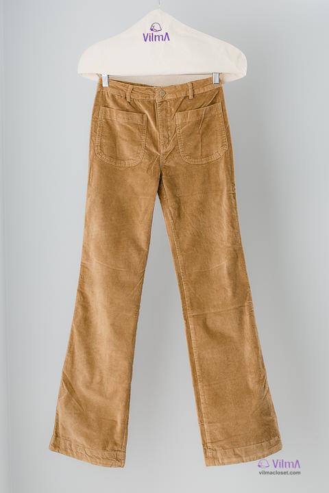 Pantalon Camel Campana