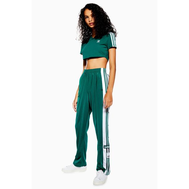 green adidas trousers womens