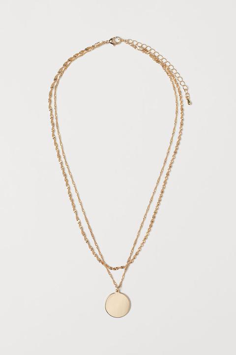 H & M - Collana A Due Fili - Oro