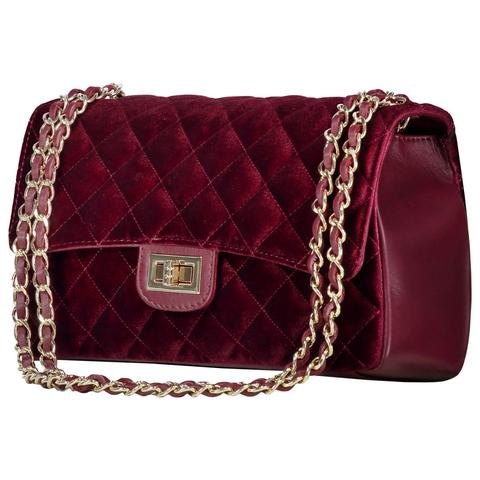 Velvet Bag Bordeaux