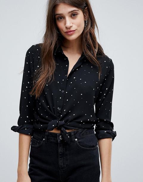 Camisa Con Estampado De Estrellas De Jdy