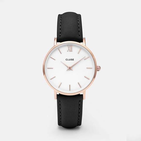 Minuit Rose Gold White/black