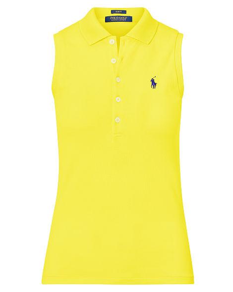 Slim Fit Sleeveless Polo