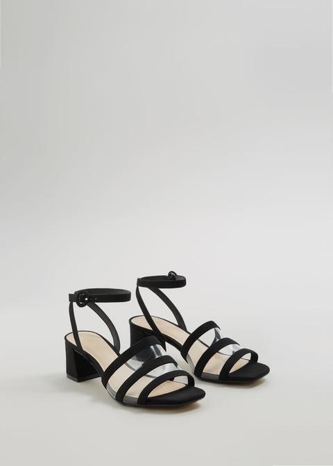 Sandalia Paneles Transparentes