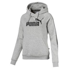 Felpa Con Cappuccio In Pile Tape Donna | Light Gray Heather | Offerte Puma | Puma Itala