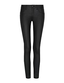 Pantalone Simil Pelle Nero