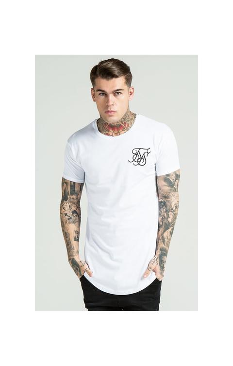 curved hem tee