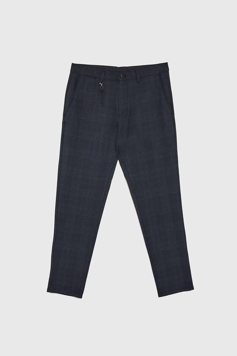 Pantaloni Chino Melange