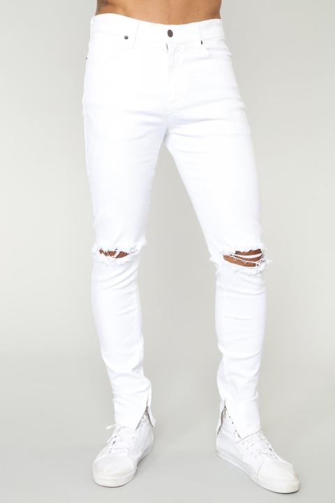 Ertho Skinny Jeans - White