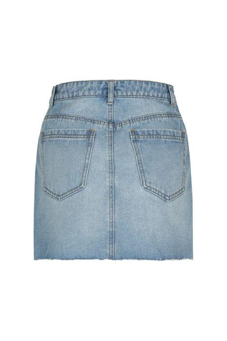 Gonna In Denim Blu Chiaro