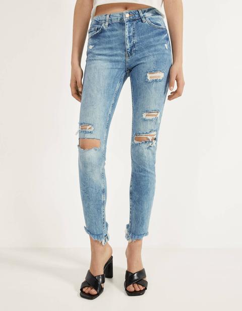 Jeans Skinny Fit Mid Waist