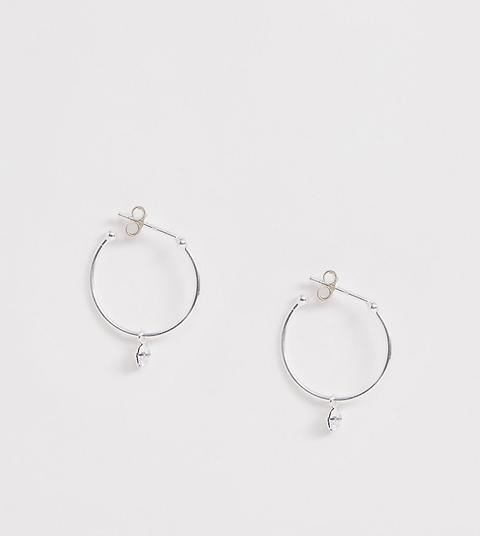 Accessorize Sterling Silver Swarovski Hoop Earrings