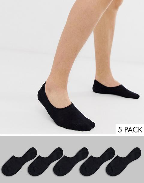 Jack & Jones - Confezione Da 5 Fantasmini Neri - Nero