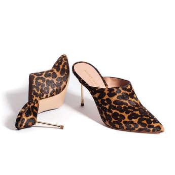 Kurt Geiger London Berner 90 - Leopard Print Stiletto Mules