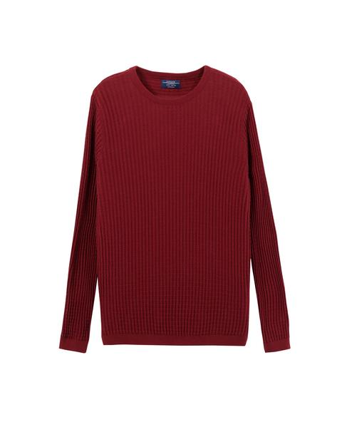 Pullover In Maglia Con Rilievo