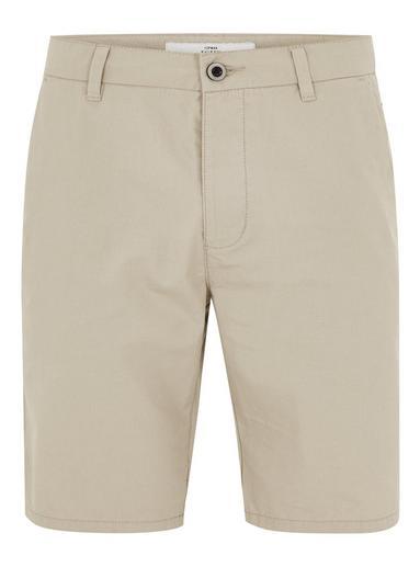 Mens Beige Stone Side Taping Chino Shorts, Beige