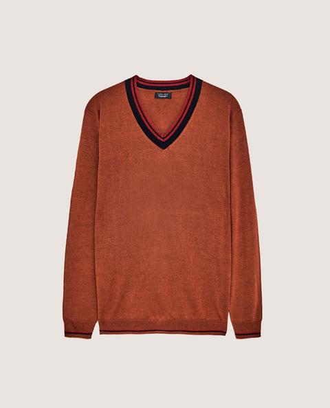 zara orange sweatshirt