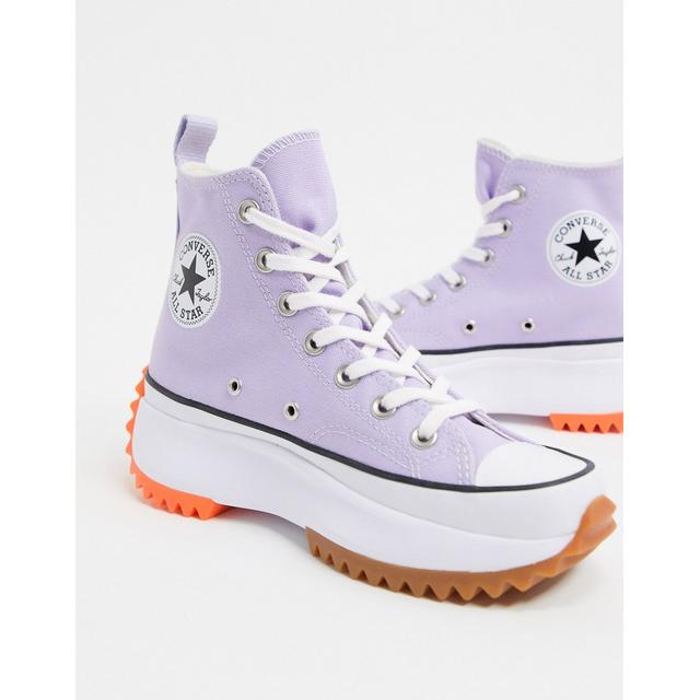 converse montante mauve