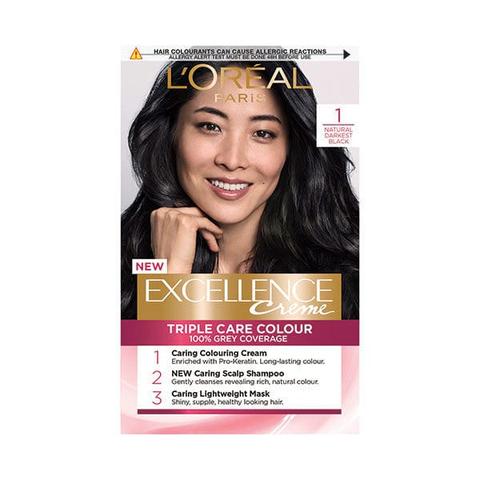 Excellence Creme 1 Natural Darkest Black Hair Dye From Superdrug