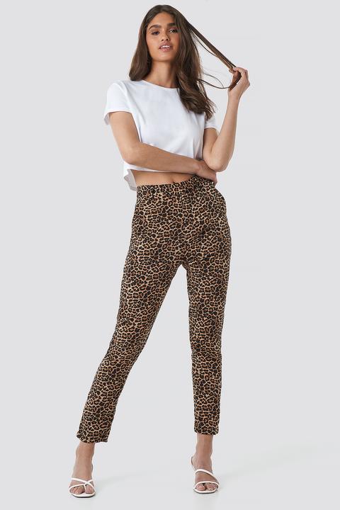 Na-kd Trend Straight Leo Pants - Multicolor