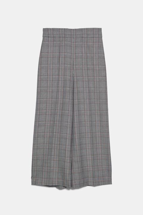 Pantalón Culotte Cuadros