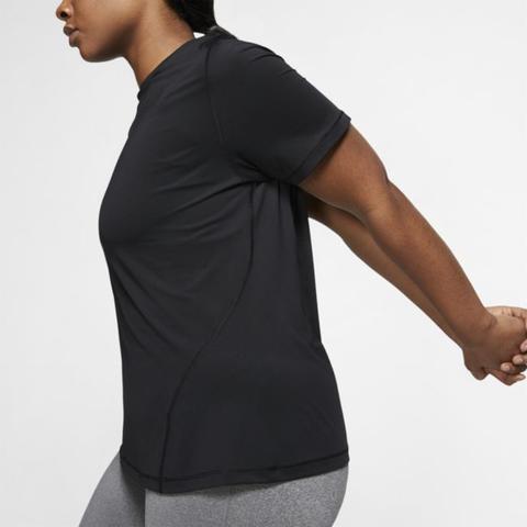 Nike Pro Camiseta De Malla - Mujer - Negro