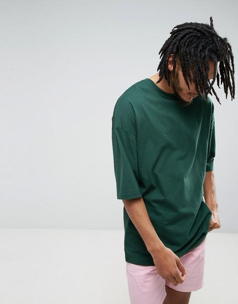 Asos - T-shirt Oversize - Verde