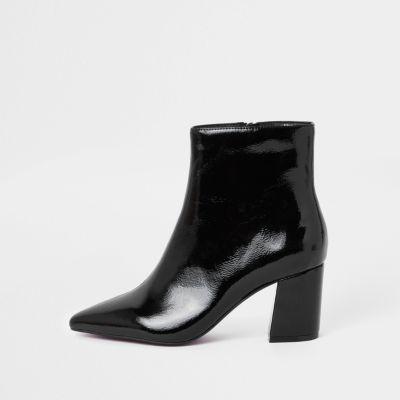 patent boots river island