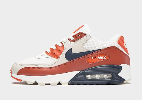 Nike Air Max 90 - White/orange/blue 