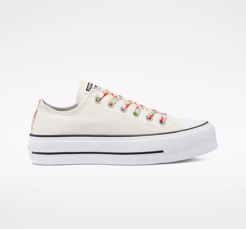 Converse Floral Print Platform Chuck Taylor All Star Low Top