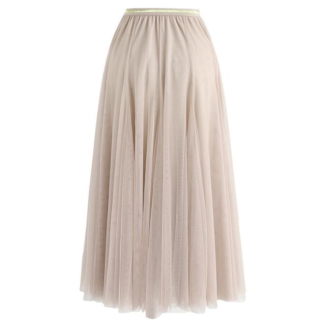 my secret weapon tulle maxi skirt in pink