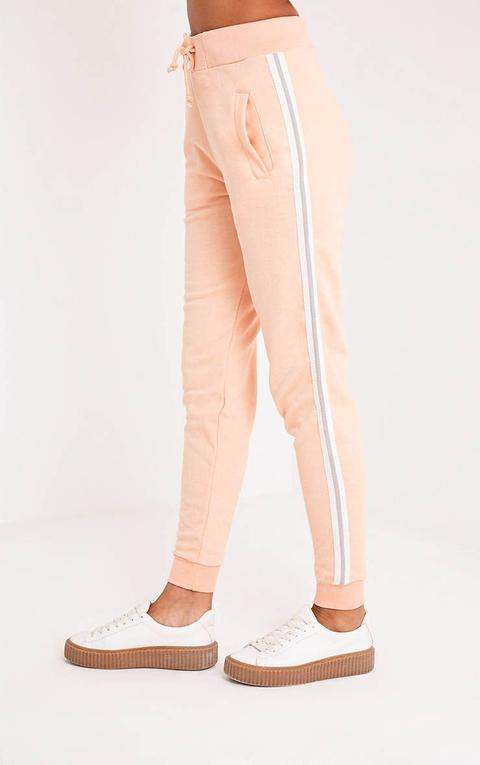 peach joggers