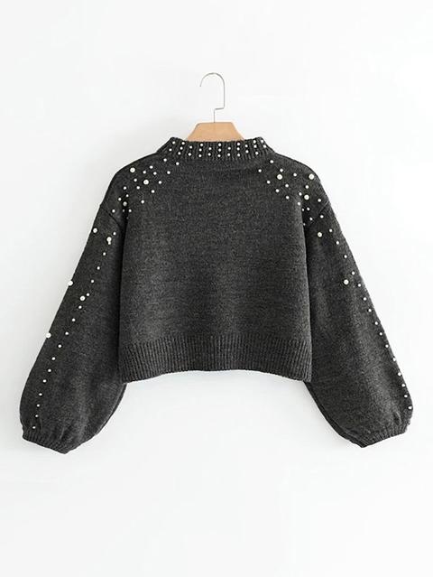 Jersey Corto Con Perlas