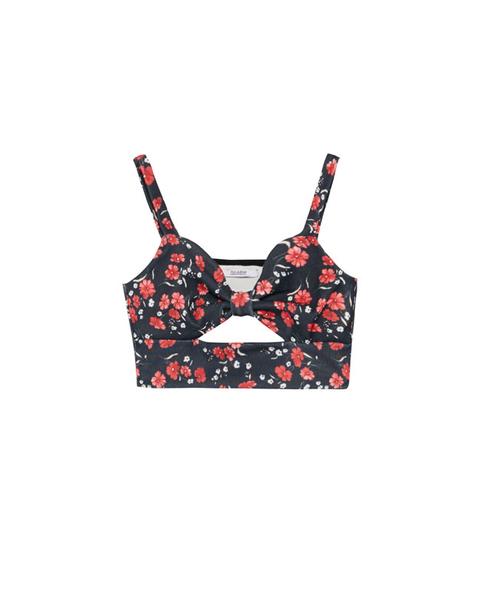 Crop Top Estampado Floral