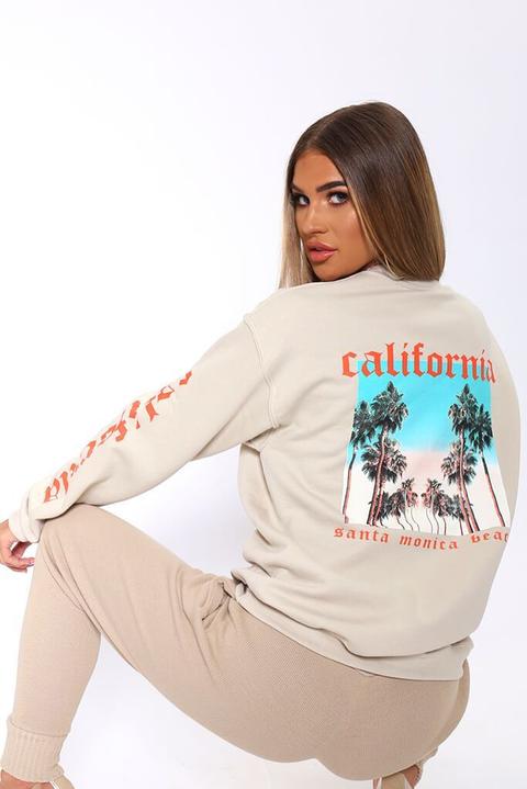 california oversized sweatshirt