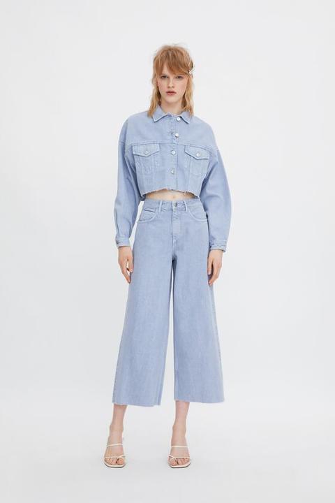 Jaqueta Jeans Cropped