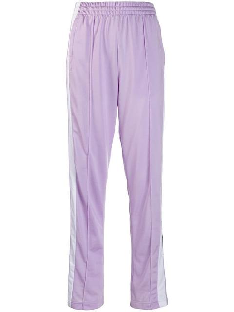 lilac adidas trousers