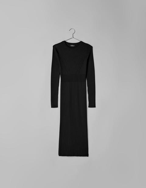 Vestido Midi De Canalé