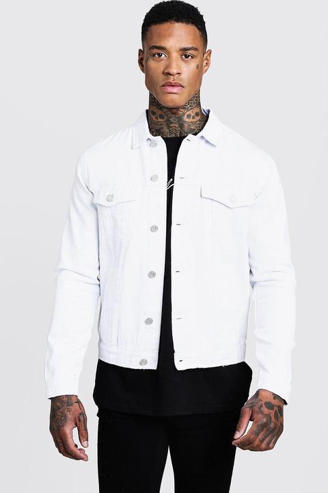 Mens Regular Fit Denim Western Jacket 