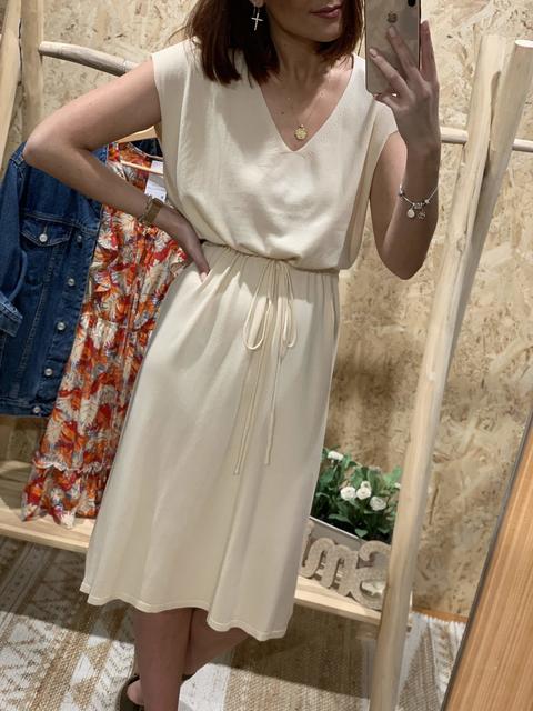Vestido Punto Crudo