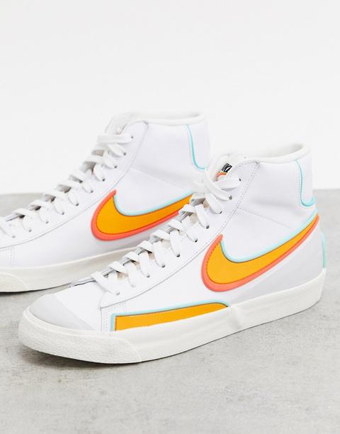 Zapatillas De Deporte Blancas Blazer Mid '77 Infinite De Nike-blanco