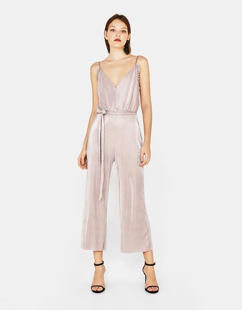 Tuta Lunga Plissettata from Bershka on 21 Buttons