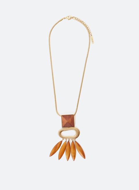 Collar Tassel Madera