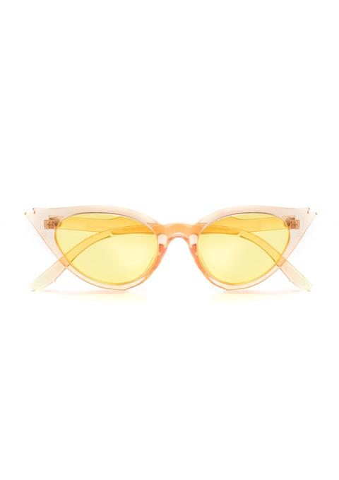 Bella Yellow Cat Eye Sunglasses