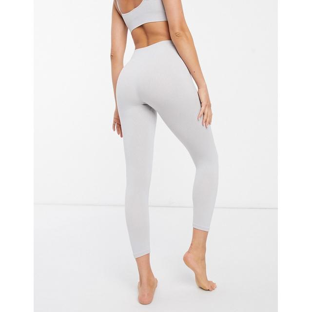 Hiit Ribbed Leggings In Stone-neutral from ASOS on 21 Buttons