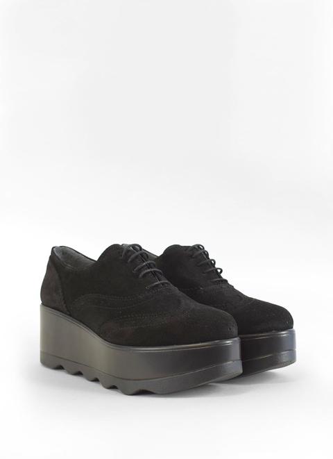 Bosanova - Zapatos Negros Plataforma - Color: Negro - Talla 40