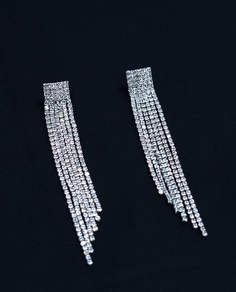 Pendientes Waterfall · Plata