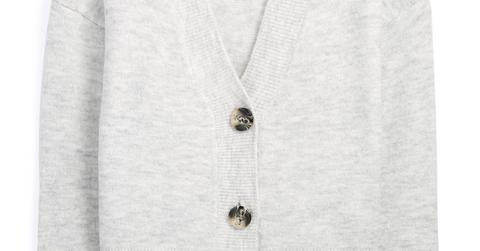grey cardigan buttons